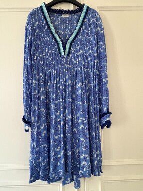 Poupette St. Barth Long Sleeve Summer Dress (Small)